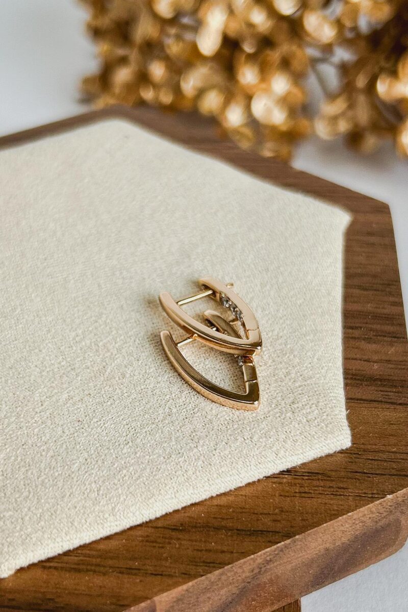 Strona Glowna 27 kolczyki luna zloty design stal chirurgiczna na codzien randke